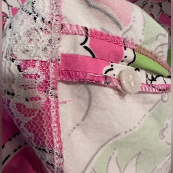 Lilly Pulitzer White Label Collared Print Dress Size 2 - Picture 3 of 6